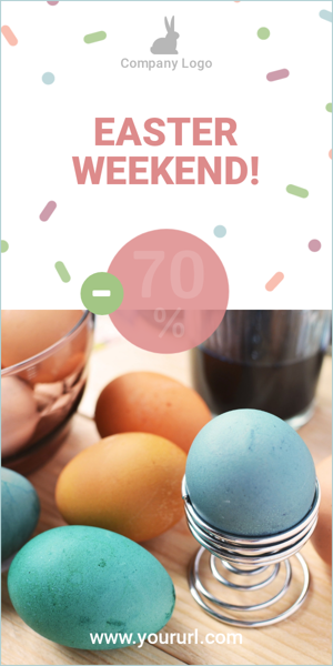 Banner ad template — Easter weekend!
