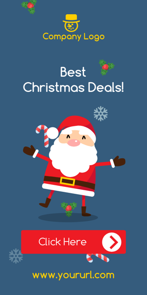 Szablon reklamy banerowej — Best Christmas Deals