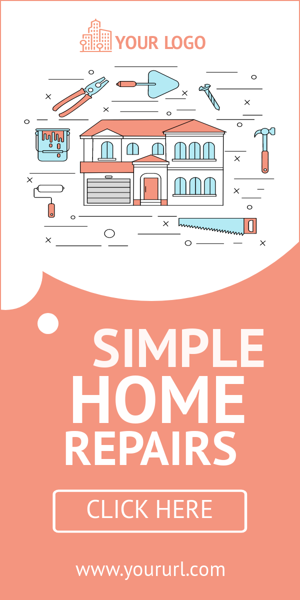 Szablon reklamy banerowej — Simple Home Repairs
