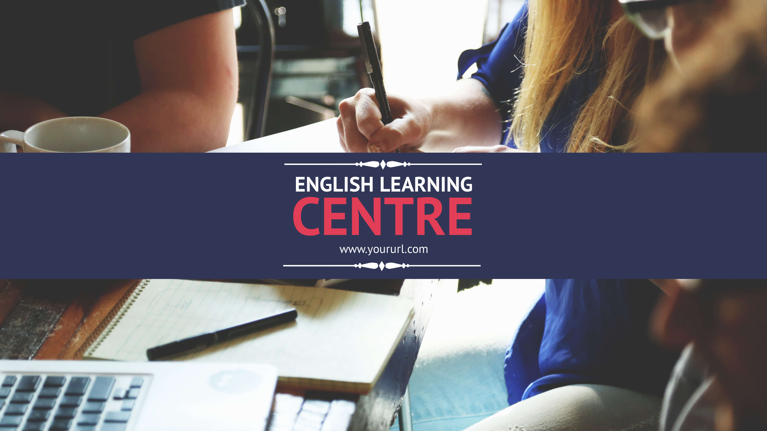 Szablon reklamy banerowej — Englisches Lernzentrum — Bildung