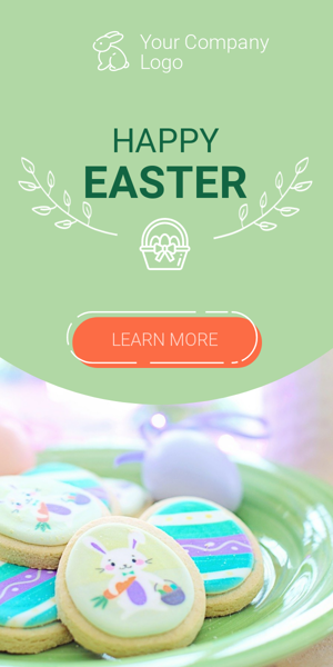 Szablon reklamy banerowej — Happy Easter!