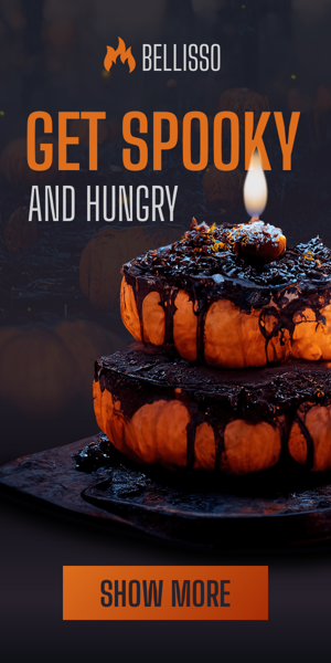 Banner ad template — Get Spooky And Hungry — Halloween