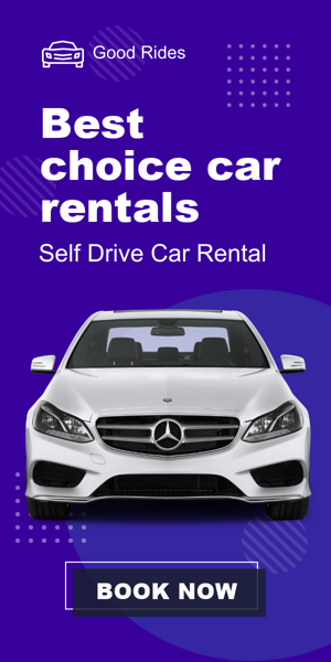 Szablon reklamy banerowej — Best Choice Car Rentals — Self Drive Car Rental