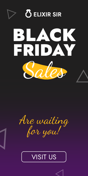 Шаблон рекламного банера — Black Friday Sales — Are Waiting For You!