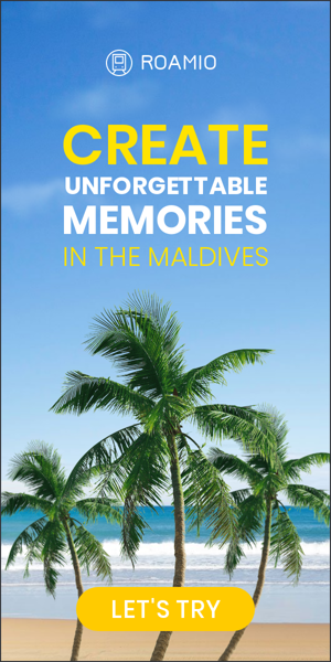 Banner ad template — Create Unforgettable Memories — In The Maldives