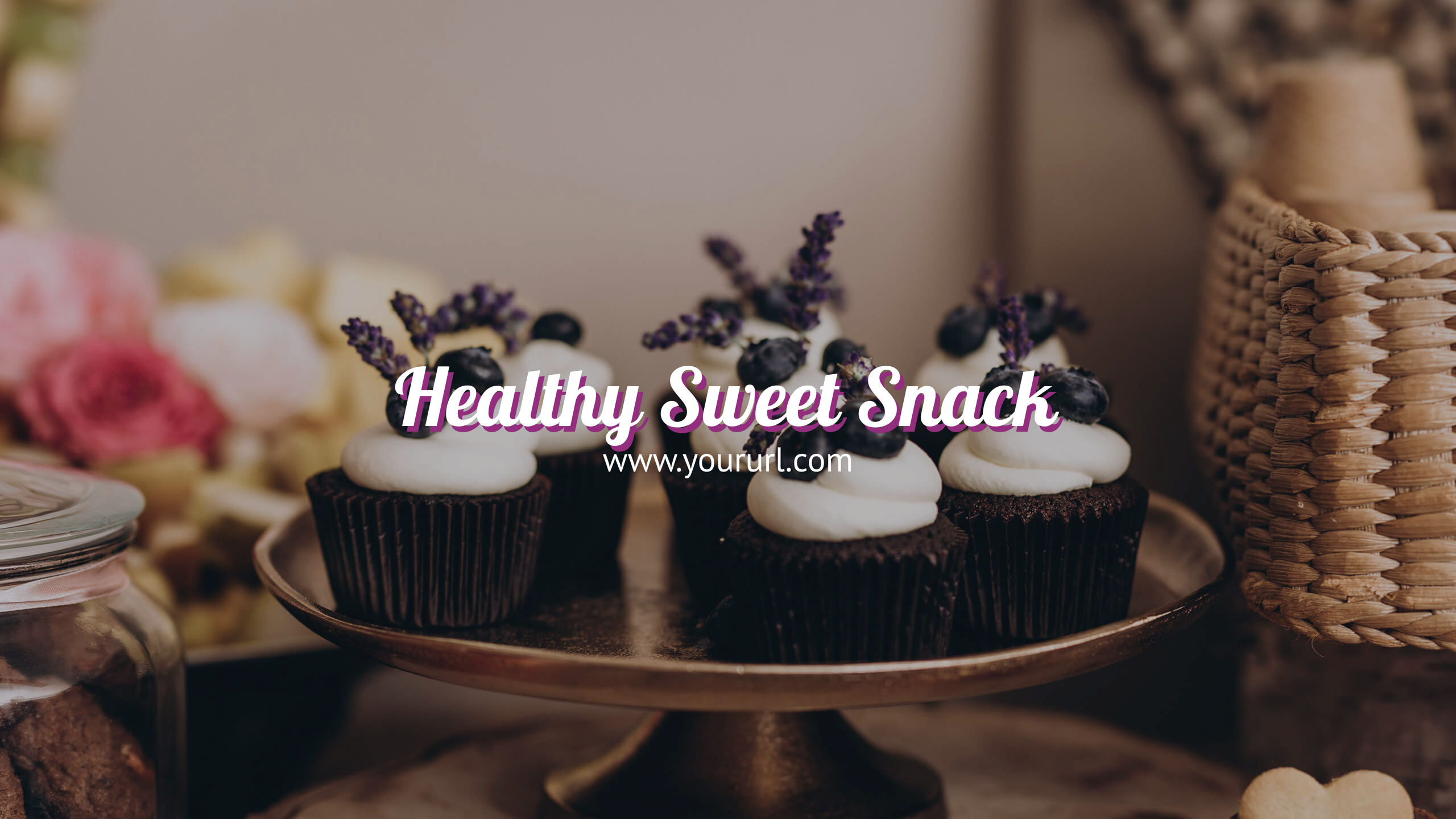 Banner ad template — Healthy Sweet Snack