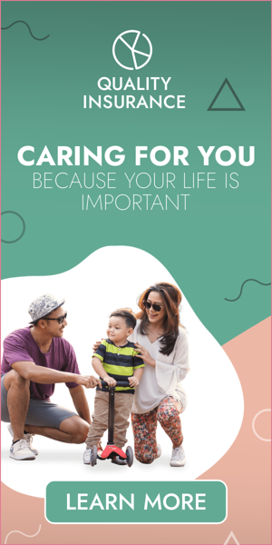 Banner ad template — Caring For You Because Your Life Is Important — Insurance