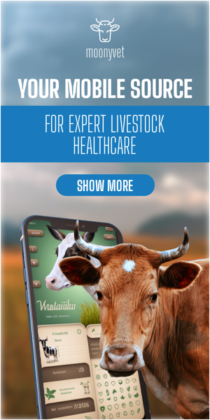 Banner ad template — Your Mobile Source — For Expert Livestock Healthcare