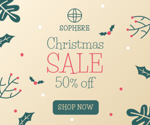 Christmas Sale — 50% Off