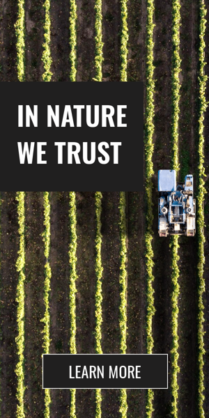Шаблон рекламного банера — In Nature We Trust — Sale & Repair Of Farm Equipment