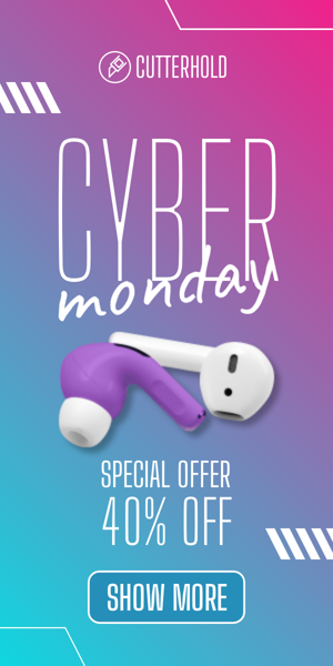 Banner ad template — Cyber Monday — Special Offer 40% Off