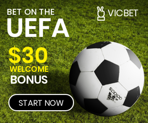 Bet On The UEFA — $30 Welcome Bonus