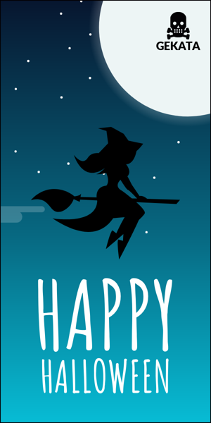 Szablon reklamy banerowej — Wesołego Halloween — Wielka Wyprzedaż Świąteczna