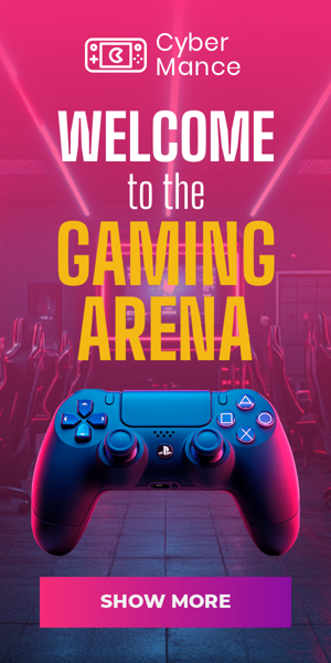 Szablon reklamy banerowej — Welcome To The Gaming Arena — Gaming