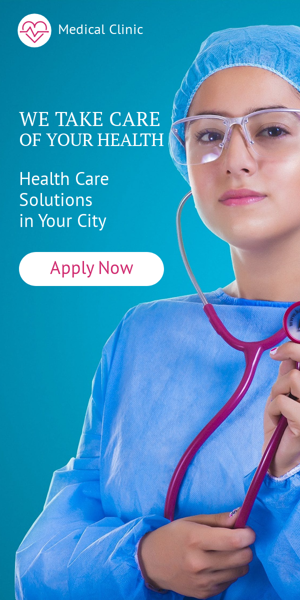 Banner ad template — We Take Care of Your Health