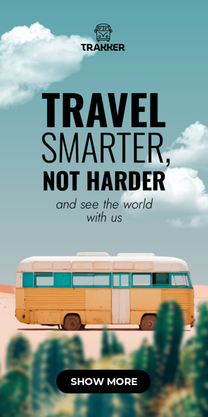 Banner ad template — Travel Smarter, Not Harder — And See The World With Us