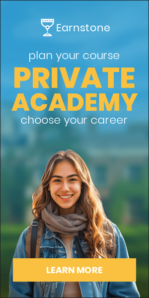 Szablon reklamy banerowej — Private Academy — Plan Your Course, Choose Your Career