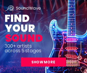 Find Your Sound — 300+ Artists Across 5 Stages