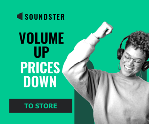 Volume Up Prices Down — Audio Equipment Sale