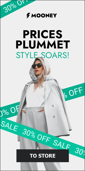 Banner ad template — Prices Plummet Style Soars! — Fashion Sale