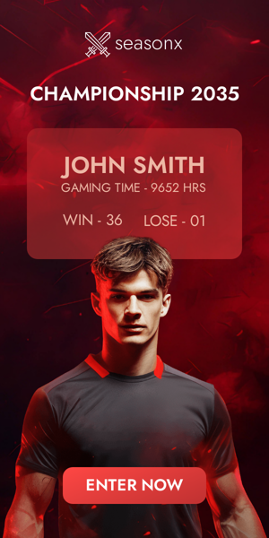 Szablon reklamy banerowej — Championship 2035 — Gaming