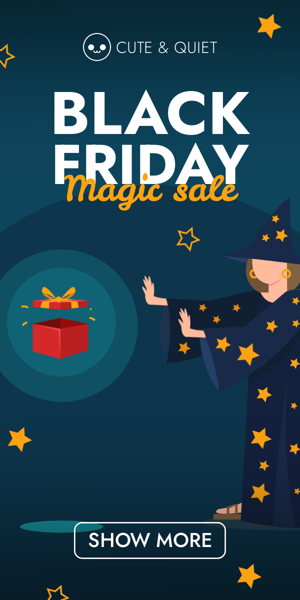 Шаблон рекламного банера — Black Friday — Magic Sale
