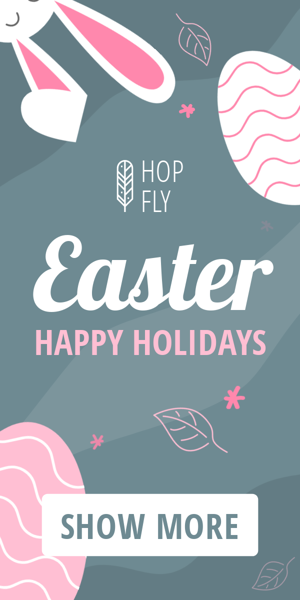 Banner ad template — Easter — Happy Holidays