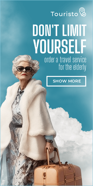 Шаблон рекламного банера — Don't Limit Yourself — Order A Travel Service For The Elderly