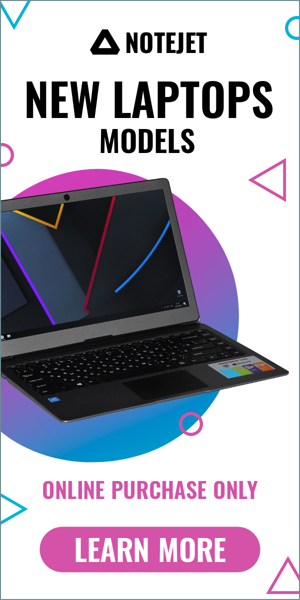 Banner ad template — New Laptops Models — Online Purchase Only