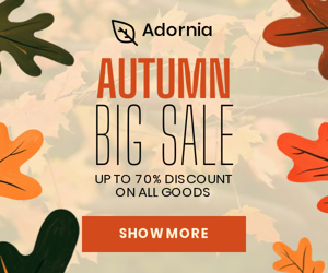 Autumn Big Sale — Up To 70% Discount On All Goods