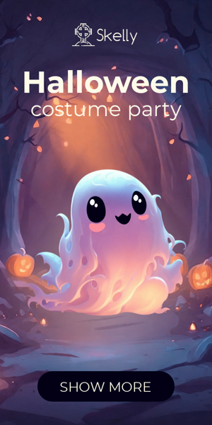 Шаблон рекламного банера — Halloween — Costume Party
