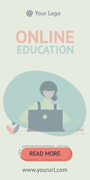 Banner ad template — Online Education