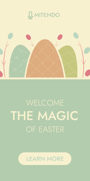 Szablon reklamy banerowej — Welcome The Magic Of Easter — Easter