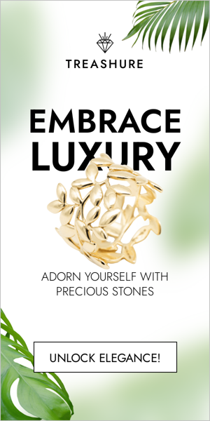 Szablon reklamy banerowej — Embrance Luxuly Adorn Yourself With Precious Stones — Jewelry