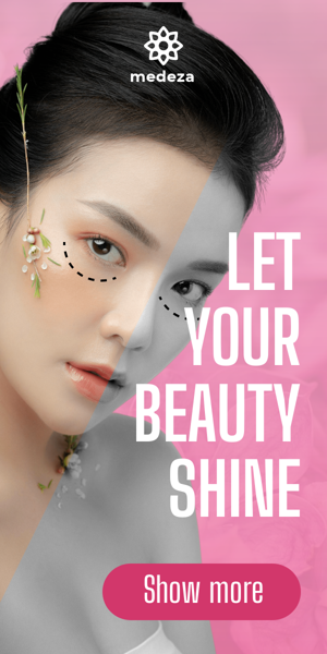 Banner ad template — Let Your Beauty Shine  — Plastic Surgery