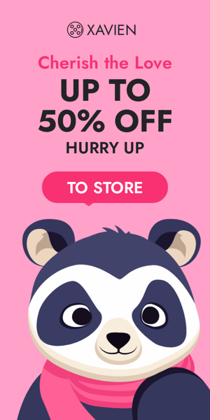 Banner ad template — Cherish The Love Up To 50% Off Hurry Up — Valentine's Day