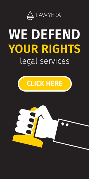 Шаблон рекламного банера — Ми Захищаємо Ваші Права — Юридичні Послуги