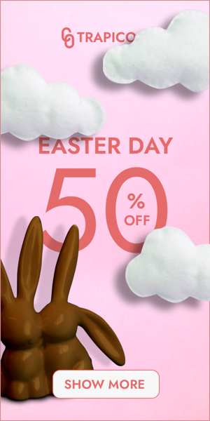 Szablon reklamy banerowej — Ostertag — 50 % Rabatt