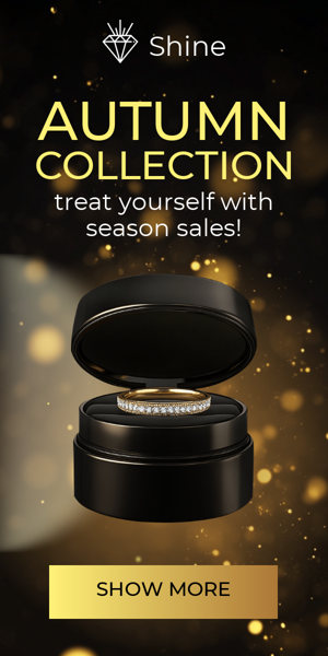 Banner ad template — Autumn Collection — Treat Yourself With Season Sales!