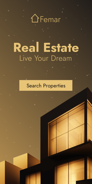 Szablon reklamy banerowej — Real Estate Live Your Dream — Real Estate