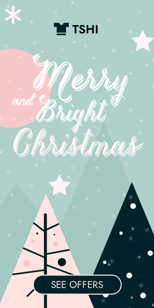 Banner ad template — Merry And Bright Christmas — Christmas