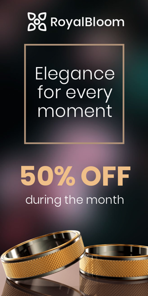 Banner ad template — Elegance For Every Moment — 50% Off During The Month