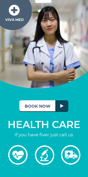 Banner ad template — Health Care — If You Have Fever Just Call Us