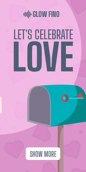 Szablon reklamy banerowej — Let's Celebrate Love — Mailbox