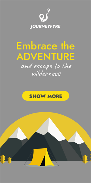 Шаблон рекламного банера — Embrace The Adventure — And Escape To The Wilderness