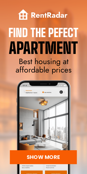 Szablon reklamy banerowej — Find The Perfect Apartment — Best Housing At Affordable Prices