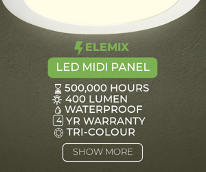 Led Midi Panel — 500,000 Hors 400 Lumen Waterproof 4 Years Warranty Tri-Colour