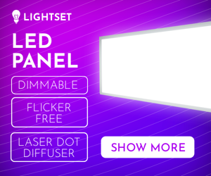 Led Pannel — Dimmable Flicker Free Laser Dot Diffuser