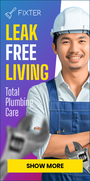 Banner ad template — Leak Free Living — Total Plumbing Care