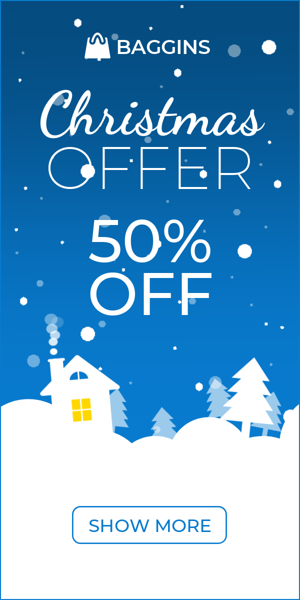 Banner ad template — Christmas Offer — 50% Off